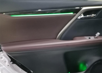 Pemasangan Mudah Cocok untuk Lampu Dekorasi Lexus RX 2016-2020 Lampu Ambient 64 Warna Lampu Suasana Dekorasi Interior Mobil