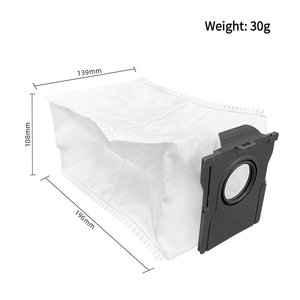 Sac à poussière électrique réutilisable non tissé personnalisé en usine pour <span class=keywords><strong>aspirateur</strong></span> robot Dreames X30/X40 - Product Image 5