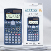 Calculatrice scientifique professionnelle d'usine de haute qualité 417/401/240 fonction matière plastique pour les écoliers