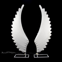 Nouvelles ailes d'ange lumineuses pour mariage, accessoire de toile de fond, décoration événementielle pour la scène de mariage et les fournitures de réception