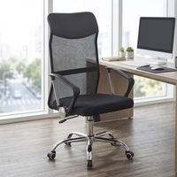 Chaise de bureau ergonomique de luxe à succès – Chaise de direction pivotante en maille minimaliste et ergonomique