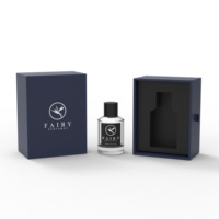 Flacon de parfum de qualité haut de gamme avec bouchon et pompe de pulvérisation, coffret cadeau de parfum de luxe de bouteille de parfum personnalisé