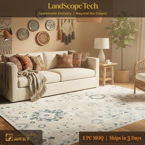 Alfombra Antideslizante de Estilo Turco LandScopeTech para Decoración del Hogar, Alfombra Suave para Sala de Estar y Área del Sofá, Alfombra de Alta Calidad con Pelo de 8 mm, Agradable al Tacto - Product Image 2