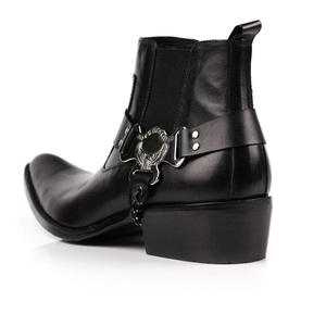 New trendy brand boots - stylish business men featuring unique leather design handcrafted by designers chukka boots - Product Image 3