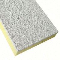 Plafonds acoustiques sans joint en plâtre absorbant le son, panneaux mono, marbre naturel, surface lisse blanche