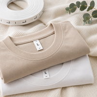 Étiquettes tissées personnalisées pour vêtements de sport avec texture respirante avancée et tissage fin
