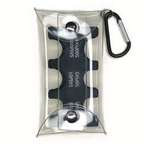 กระเป๋าจัดระเบียบใส PVC แบบพกพา กันน้ำ ทนทาน สำหรับอุปกรณ์แต่งหน้า และของใช้จำเป็นสำหรับการเดินทาง - Product Image 1