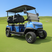 Nouvelle Voiturette de Golf Électrique 2026, 3-4 Places, Acier/Plastique/Métal, 72V 5kW, Panneau Solaire, Boîte de Transport, 30-50km/h, Autonomie 90km