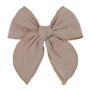 Noeuds en mousseline Clips en coton Texture Barrettes Accessoires pour <span class=keywords><strong>cheveux</strong></span> pour filles Tout-petits Enfants Adolescents - Product Image 4