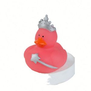 Juguete de Plástico para Niños, Muñeca de Baño Flotante con Sonido, Ecológica y Masticable, Patita Reina - Product Image 5