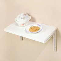 Console d'étagère pliée en métal simple fonctionnelle Support mural Support fonctionnel en acier Support de triangle Support de table pliant