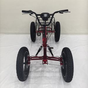 2025 the Latest Fat Tire Pedal Quad <strong>Bike</strong> Snow Quad <strong>Bike</strong> <strong>4</strong> <strong>Wheel</strong> Bicycle can suit all mid drive motor - Product Image 3