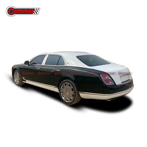 Kits de carrosserie pour Bentley Mulsanne, transformation de l'ancien au nouveau style 2017, en fibre de verre : calandre avant, ailes, capot moteur, évents, pièces automobiles - Product Image 2