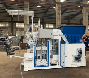 Machine mobile de fabrication de blocs de béton WT12-15, machine automatique hydraulique de fabrication de briques en ciment - Product Image 2