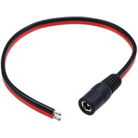 Kabel Ekstensi Daya DC 12V dengan Colokan Betina 2.1x5.5mm 2.5x5.5mm untuk Berbagai Perangkat