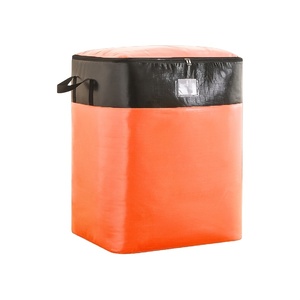 Sacs de rangement pour vêtements en gros d'usine, sacs de déménagement extra-larges en tissu épais et résistant avec design bicolore - Product Image 6