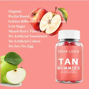 Oem Private Label Tan Gummies Voor Het Behoud Van Normale Huidpigmentatie
