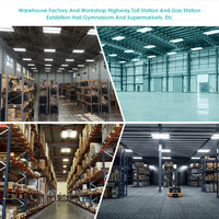 Lumière LED haute baie 150W 21000 Lumens IP65 luminaire étanche pour entrepôt garage usine salle de sport et éclairage industriel