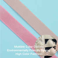 Sangle élastique en satin multicolore 8117-15, bande élastique pour soutien-gorge et accessoires textiles de maison, vente en gros