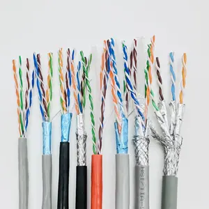 Customized 1000ft 305m Network Cat6 Cat6a Cat7 Cat8 22AWG 23AWG Network Cable For Data Center Colorful Customized FTP SFTP SSTP