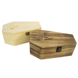 Caja de madera para cenizas de mascotas, rectangular, duradera, ataúd conmemorativo para perros y gatos - Product Image 3