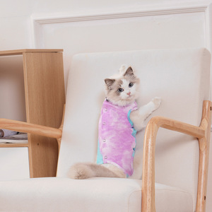 Pet <b>Cat</b> <b>Clothes</b> <b>Cat</b> Neutering Recovery Suit, Easy On/Off with Button Closure for <b>Cat</b> Rehabilitation - Product Image 3