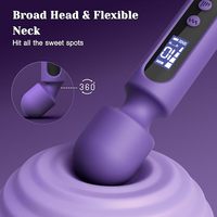 4-in-1 10-Frequenz-Vibratorstab-Set 4 Geschwindigkeiten mit 3 Aufsätzen Sexspielzeug für den G-Punkt, Kitzler, Brustwarzen und Analspiel von Frauen