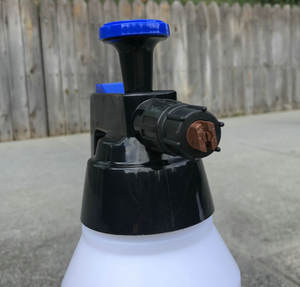 Bouteille de pulvérisation à pression <span class=keywords><strong>d</strong></span>'air manuelle Auto Detailing-Pulvérisateur à pompe portable 1L avec buse réglable - Product Image 3