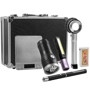 Moutai Wine Tester Kit With Flashlight And Ultraviolet Light For Alcohol Inspection <b>Portable</b> <b>Bar</b> Tool Set Aluminum Body - Product Image 1