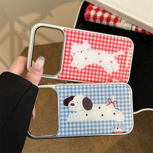 Coques de téléphone pour iPhone 17 Pro Max, 15, 16, 13, 14, motifs de personnages individuels, chats et chiens de dessin animé, adaptées aux coques de téléphone avec gouttes de colle - Product Image 5