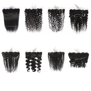 Perruque Lace Frontal wig naturelle vierge brut — ali queen, cheveux humains, Lace Transparent HD, 13x6, avec Closure, bon marché, densité 180% - Product Image 6