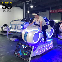 Simulateur VR 9D 2024 : Équipement de jeu d'arcade intérieur pour la conduite et la moto, le plus immersif en réalité virtuelle
