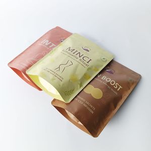 High Quality Stand up Food Packaging Bags Ziplock for Tea Snacks Cookies Nuts Stable Shelf Display Products - Product Image 2