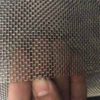 Maille à œil carré galvanisée fil dur brillant en acier à faible teneur en carbone, treillis métallique en fer galvanisé