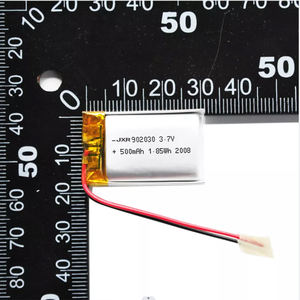 UL KC CE 하이 퀄리티 902030 <span class=keywords><strong>3.7v</strong></span> <span class=keywords><strong>500mah</strong></span> 1.85wh 리포 배터리 가전 제품 - Product Image 3