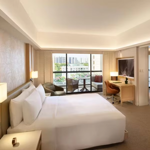 Juego de Muebles de Lujo Modernos para Dormitorio y Sala de Estar de <span class=keywords><strong>Hotel</strong></span> 5 Estrellas, Grado Comercial, Personalizado, de Cuero Genuino, Proveedor FF&E - Product Image 2