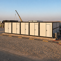 Maison pliante de 20 pieds, pliage rapide et construction facile, avec porte et lit intégrés, maison préfabriquée pliante de 20 pieds pour tous les environnements