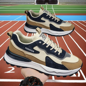 Baskets tendance respirantes et confortables pour hommes, fermeture à lacets, légères et antidérapantes, dernier style pour le printemps EVA, vente en gros - Product Image 2