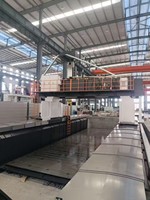 Centre d'usinage à portique CNC Mitsubishi / FANUC DZ10048 pour le travail de formage des métaux, haute précision, robuste