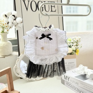 Dog <b>Princess</b> Dress White Skirt All Seasons Decorative Bow Bichon Frise Teddy Pet <b>Clothes</b> - Product Image 2
