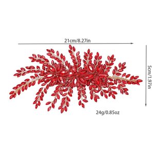 Luxe femmes mariage fiançailles fête <span class=keywords><strong>d</strong></span>'anniversaire bal casque coloré strass mariée cheveux accessoires Salon <span class=keywords><strong>couronne</strong></span> diadème - Product Image 6