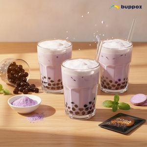 Kit de fabrication de thé aux bulles de taro Boba Tea, 5 portions/boîte - Product Image 6