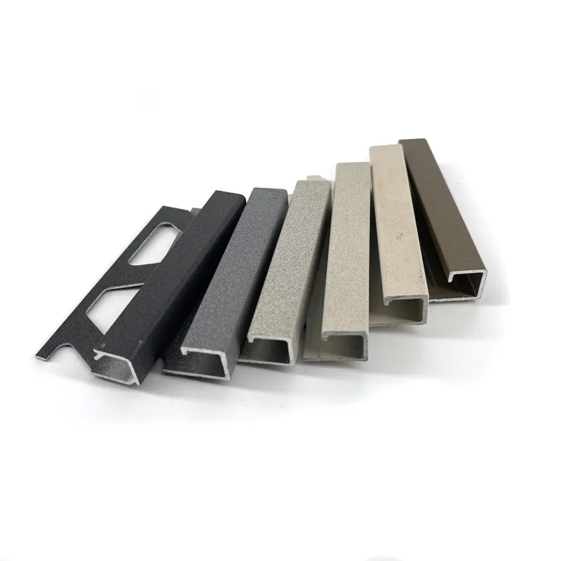 Tile Spacers Trim Aluminum Wholesale Building Material Customized Color Metal Flexible Profile