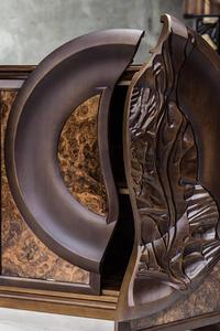 Commode Nautilus de luxe meubles en bois fabriqués à la main avec curseurs commode élégante pour un usage domestique - Product Image 2