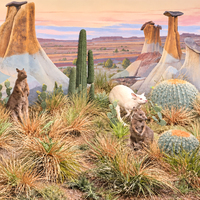 Statue de kangourou en fibre de verre, taille réelle, artisanale, sur mesure, pour décoration intérieure, thème parc animalier