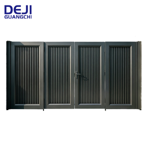 <span class=keywords><strong>Portail</strong></span> pliant motorisé rétractable moderne de haute qualité en aluminium pour allée de maison et villa, design ouvert - Product Image 1