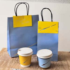 Bolsas de Papel Kraft Personalizadas para Café y Bebidas para Llevar, Bolsas de Café con Logotipos para Promoción - Product Image 2