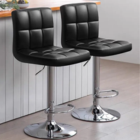 Meubles de maison personnalisés en usine sièges en cuir ensemble de table à manger tabouret de bar en acier chaise chaise de casino chaises longues de bar