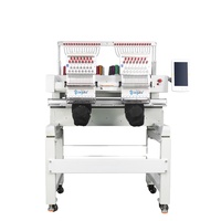 Machine à broder industrielle informatisée de haute qualité 2 aiguilles multiples pour casquette T-shirt conception de Logo de vêtement fini