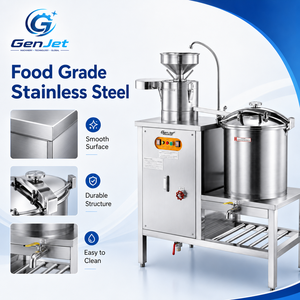 Máquina Comercial para Leche de Soya GenJet de 40L, Máquina de Leche de Soya a Micro Presión, 80 Kg por Hora, Calentamiento a Gas para Restaurantes y Cafeterías - Product Image 4